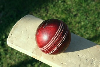 This photo of a cricket bat and ball was taken by photographer Steve Woods from Colchester, UK.